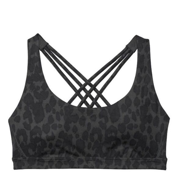 Victoria's Secret Other - Victoria’s Secret Padded Smooth Strappy back sport bra Animal Print XLarge